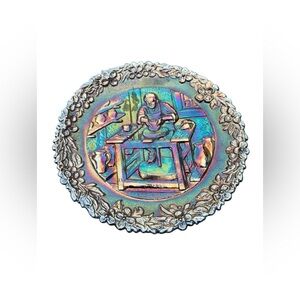 Fenton Carnival Glass Plate